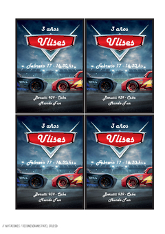 Kit imprimible Cars 3 - comprar online