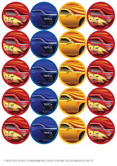 Kit imprimible Cars 3 - Tres Cerditos Kits Imprimibles