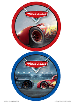 Kit imprimible Cars 3 en internet