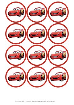 Imagen de KIT IMPRIMIBLE CARS RAYO MCQUEEN