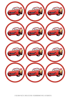 Image of KIT IMPRIMIBLE CARS RAYO MCQUEEN