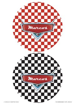 KIT IMPRIMIBLE CARS RAYO MCQUEEN - tienda online