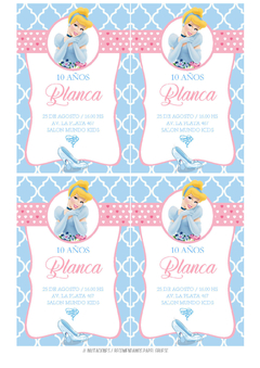 Kit imprimible Cenicienta - Tres Cerditos Kits Imprimibles