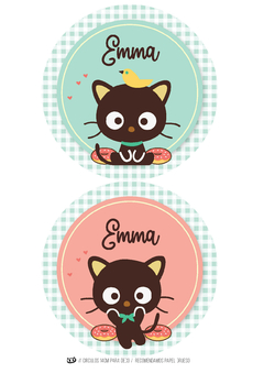 Kit imprimible Chococat Kitty | PDF editable - tienda online
