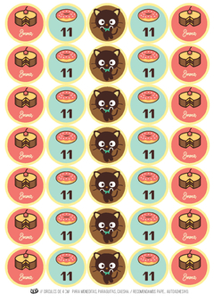 Kit imprimible Chococat Kitty | PDF editable - comprar online