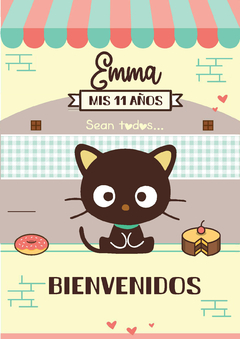 Kit imprimible Chococat Kitty | PDF editable - Tres Cerditos Kits Imprimibles