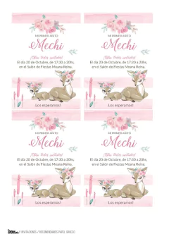KIT IMPRIMIBLE CIERVITAS SHABBY - comprar online