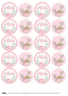 KIT IMPRIMIBLE CIERVITAS SHABBY - Tres Cerditos Kits Imprimibles