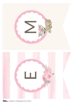 KIT IMPRIMIBLE CIERVITAS SHABBY - Tres Cerditos Kits Imprimibles