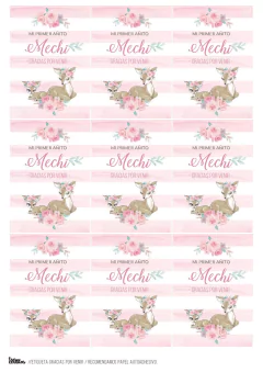 KIT IMPRIMIBLE CIERVITAS SHABBY - tienda online