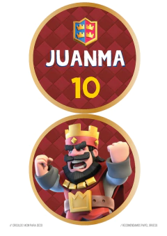 Kit imprimible Clash Royale