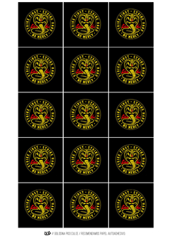 Kit imprimible Cobra Kai