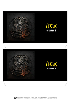 Kit imprimible Cobra Kai - comprar online