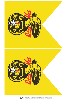 Imagen de Kit imprimible Cobra Kai