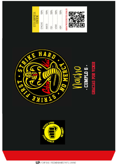 Kit imprimible Cobra Kai en internet