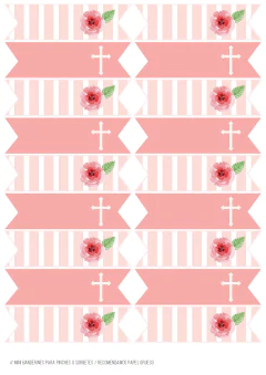 KIT IMPRIMIBLE Comunión floral - comprar online