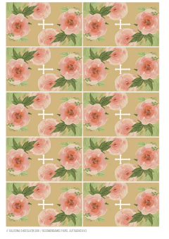 KIT IMPRIMIBLE Comunión floral - Tres Cerditos Kits Imprimibles