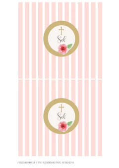 KIT IMPRIMIBLE Comunión floral - tienda online