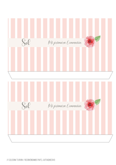 KIT IMPRIMIBLE Comunión floral - comprar online