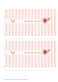 KIT IMPRIMIBLE Comunión floral - comprar online
