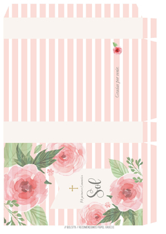 KIT IMPRIMIBLE Comunión floral