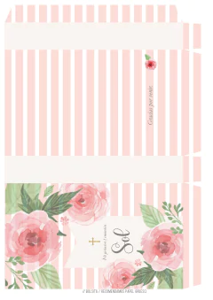 KIT IMPRIMIBLE Comunión floral