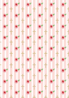 KIT IMPRIMIBLE Comunión floral - Tres Cerditos Kits Imprimibles