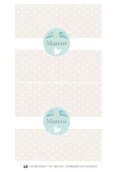 KIT IMPRIMIBLE Comunión Paloma - online store
