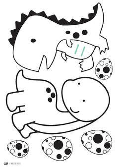 KIT IMPRIMIBLE Dinosaurio Nórdico en internet
