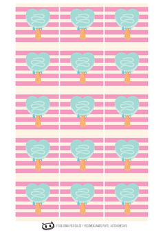 Kit imprimible Donas y Helados en internet