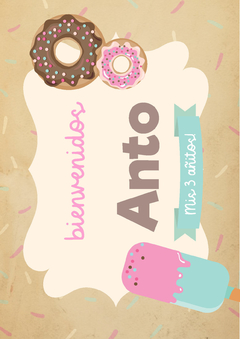 Kit imprimible Donas y Helados - tienda online