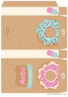 Kit imprimible Donas y Helados - comprar online