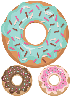 Kit imprimible Donas y Helados - tienda online