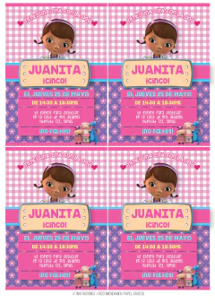 Kit imprimible Dra Juguetes | PDF editable - Tres Cerditos Kits Imprimibles