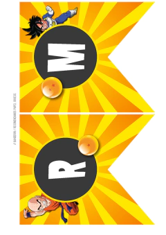 Kit imprimible Dragon Ball - online store