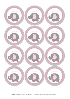 Kit imprimible elefantita - comprar online