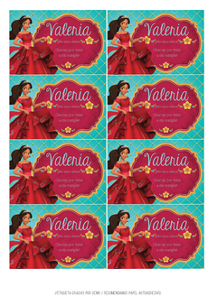 Kit imprimible Elena de Avalor