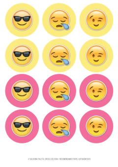 Imagen de KIT IMPRIMIBLE EMOJIS
