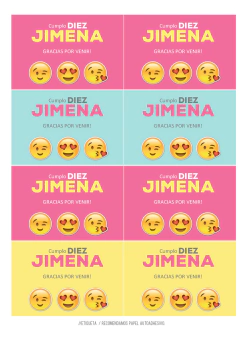 KIT IMPRIMIBLE EMOJIS