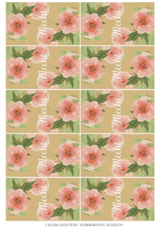 Kit imprimible flores romántico - Tres Cerditos Kits Imprimibles