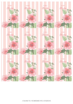 Imagen de Kit imprimible flores romántico