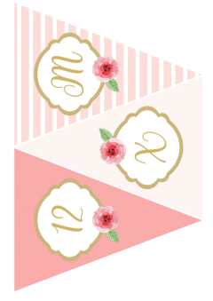 Kit imprimible flores romántico en internet