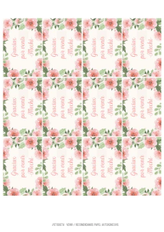 Kit imprimible flores romántico - tienda online