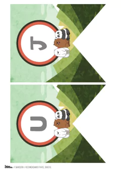 KIT IMPRIMIBLE OSOS ESCANDALOSOS en internet