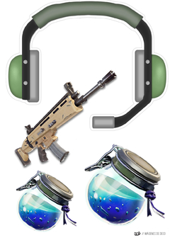 Kit imprimible Fortnite - comprar online