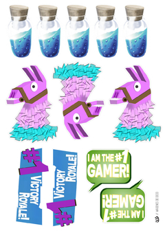 Imagen de Kit imprimible Fortnite
