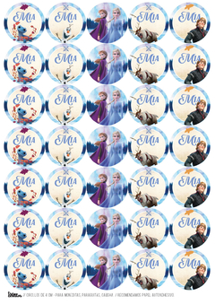 KIT IMPRIMIBLE FROZEN II - tienda online