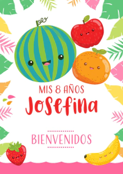 Kit imprimible Frutas nenas en internet