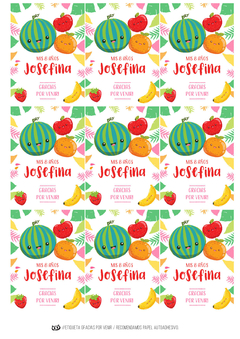 Kit imprimible Frutas nenas - tienda online