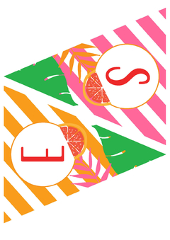 Kit imprimible Frutas nenas - comprar online